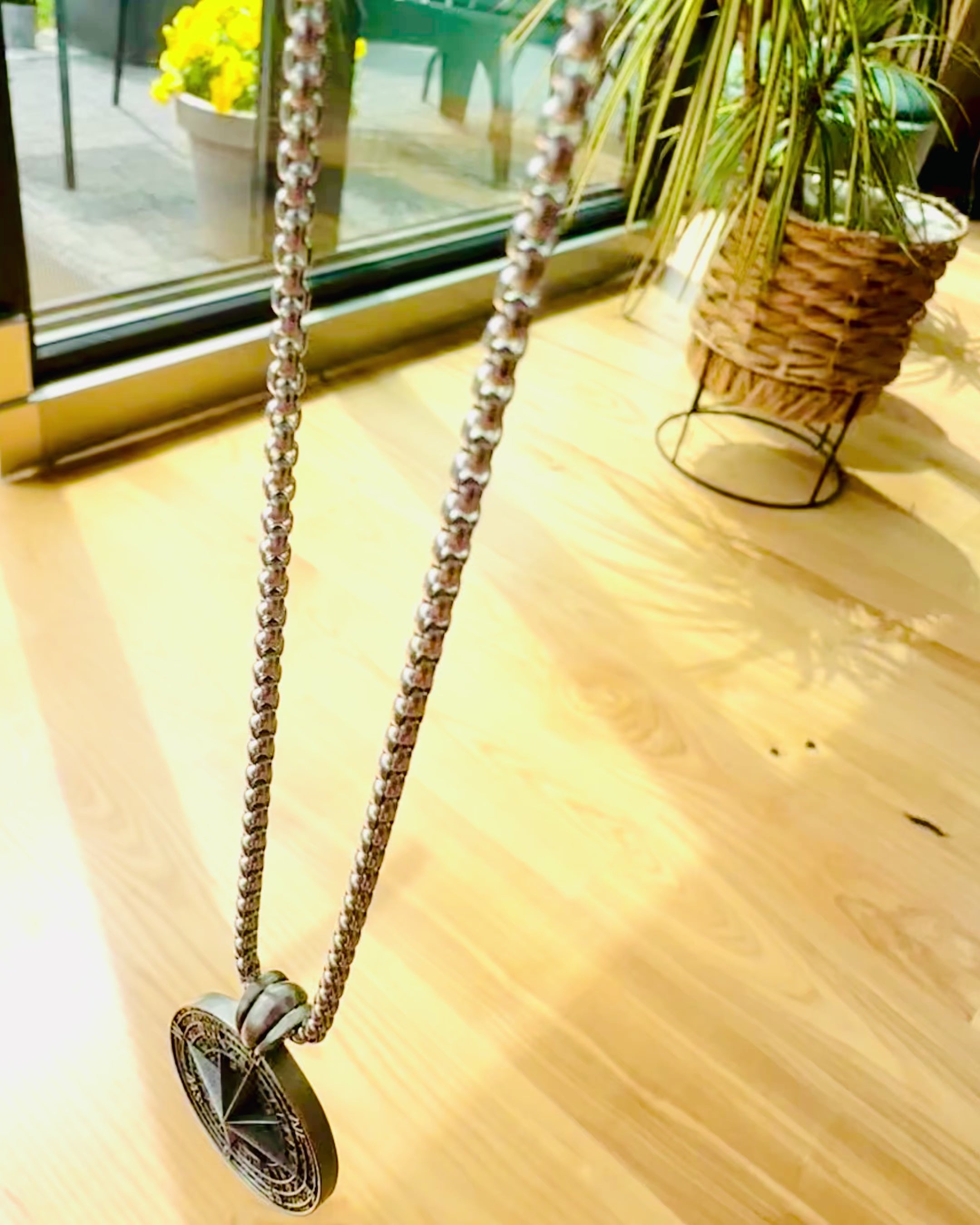 Κολιέ Πυξίδα "Eurla" - δυνατότητα εξατομίκευσης με χάραξη