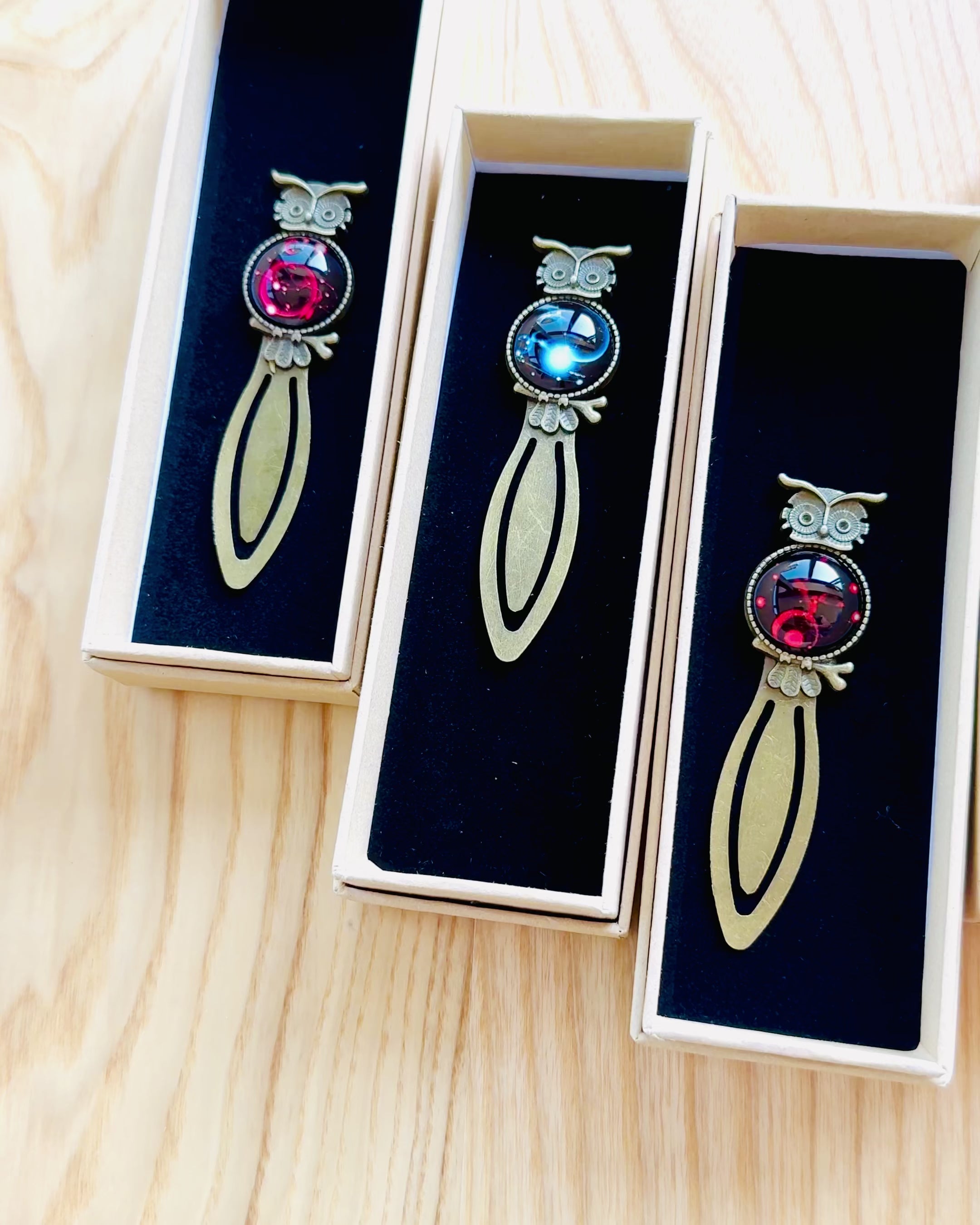 Σελιδοδείκτης "Κουκουβάγια με Αστερισμούς" - 12 επιλογές, εξατομίκευση με χάραξη