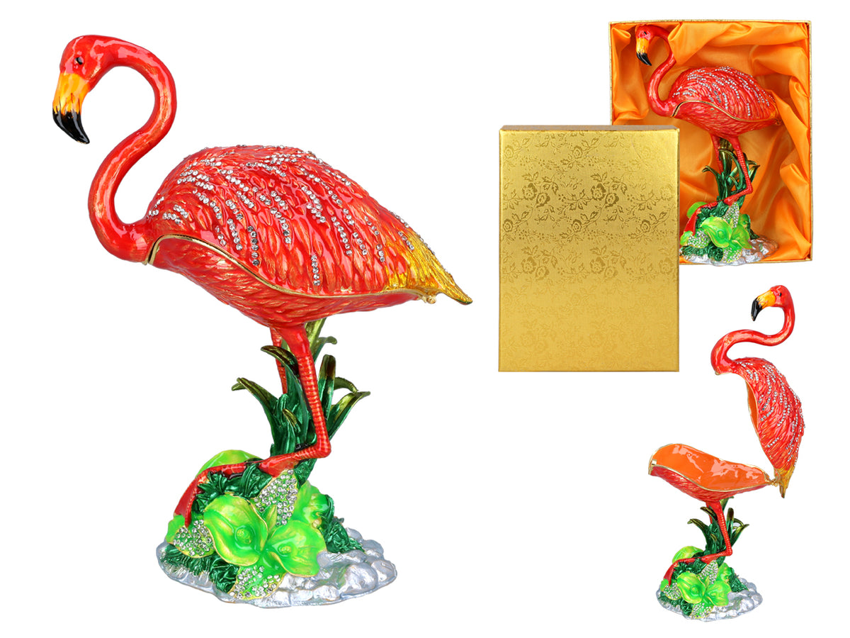Μεταλλική κασετίνα Flaming, με δυνατότητα εξατομίκευσης με χάραξη, διακοσμητική, ιδανική για δώρο, ύψος 22 cm