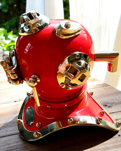 Κράνος Εξερευνητή Βυθών - Συλλεκτική Έκδοση με Δυνατότητα Χαρακτικής, 35 εκ., δώρο για πυροσβέστη ή δύτη