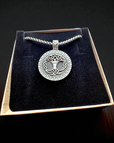 Amulet Drzewa Życia z Możliwością Grawerowania - naszyjnik "Witalność Natury", personalizacja