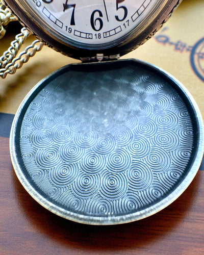 Zegarek Kieszonkowy „Road King” – z motywem Ciężarówki, z grawerem, na prezent