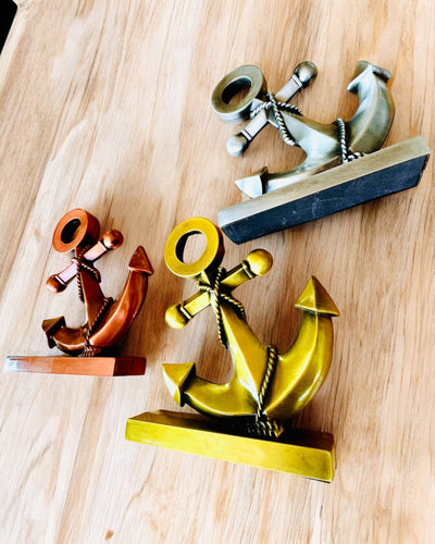 Διακοσμητική Άγκυρα από Αλουμίνιο - Κομψή Διακόσμηση με Δυνατότητα Χαρακτικής - 3 χρωματικές παραλλαγές