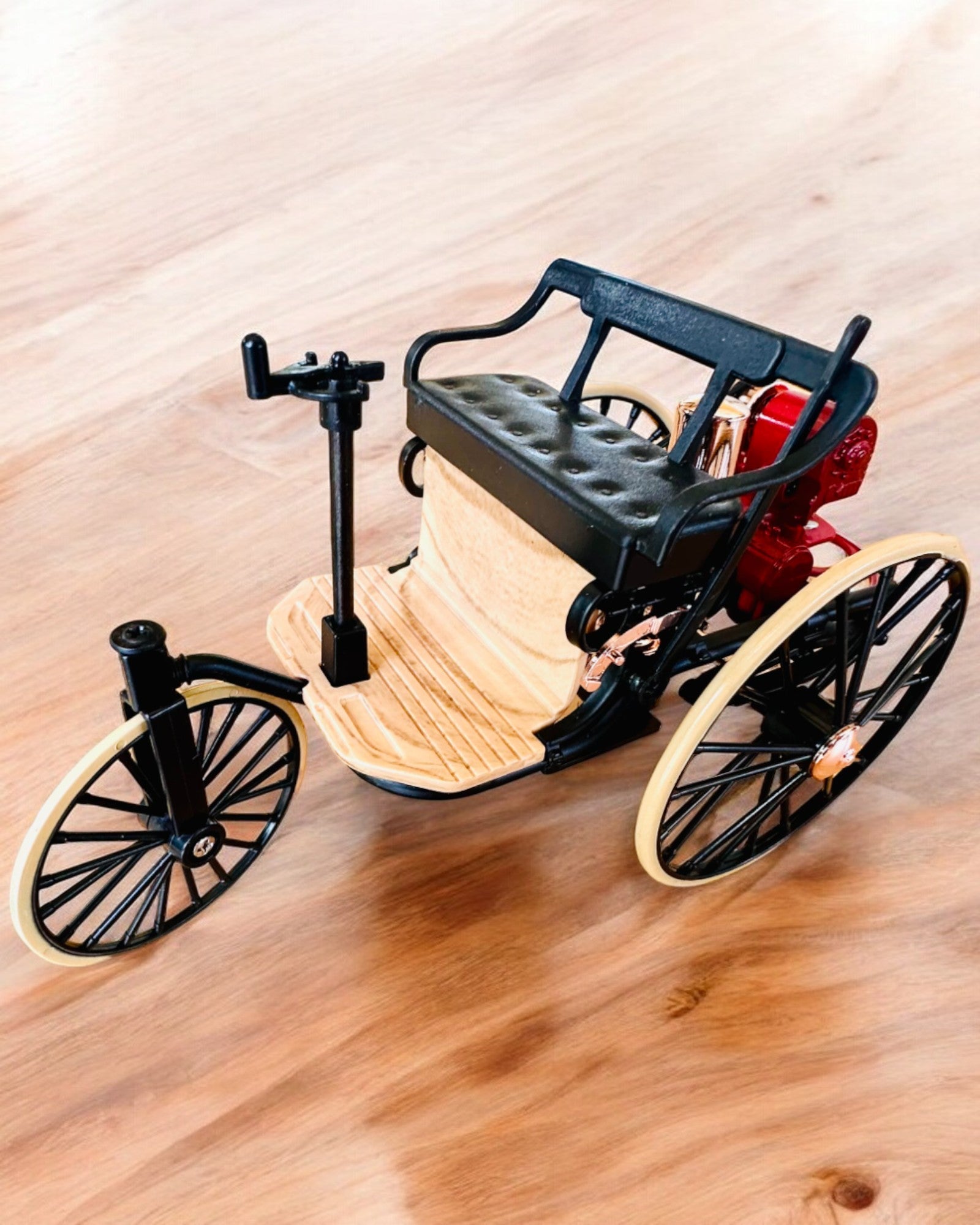 Ρετρό Τρίκυκλο Benz Patent-Motorwagen - Συλλεκτικό Μοντέλο, εξατομίκευση με χάραξη για δώρο