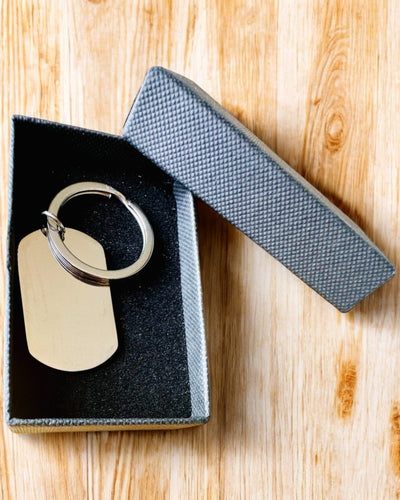 Στρατιωτικό Μπρελόκ ID "Ταυτότητα" από Ανοξείδωτο Ατσάλι – Προσωποποιημένη Χάραξη