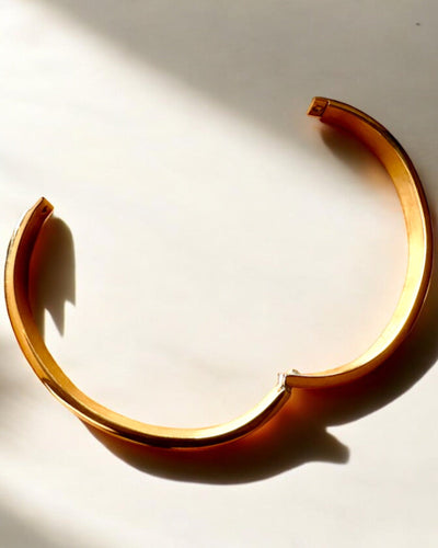 Βραχιόλι "Czas Elegancji" - χρυσό χρώμα Ανοξείδωτο Ατσάλι με Ρωμαϊκούς Αριθμούς, δυνατότητα εξατομίκευσης με χάραξη