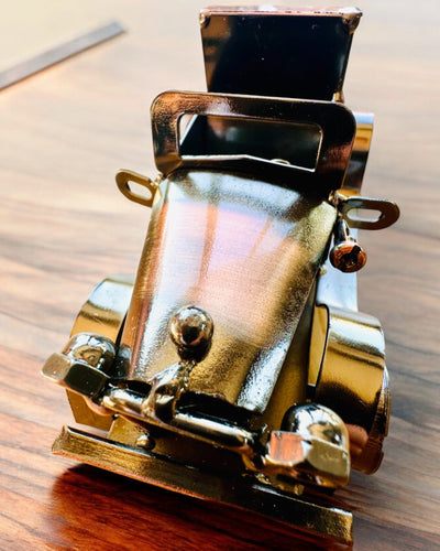 Retro Autko klasyczne, samochód, z Żelaza - Kolekcja "Vintage Drive", model samochodu, personalizacja grawerem na prezent