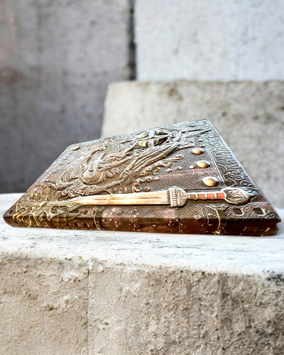 Χρονικό Πολεμιστή Σημειωματάριο με Θέμα Ιππότη, σημειωματάριο με δυνατότητα εξατομίκευσης με χάραξη για δώρο