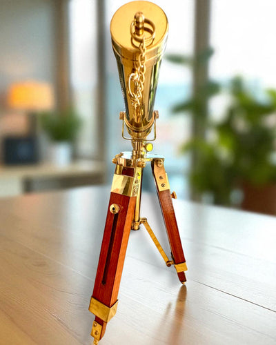 Ουράνιο Τηλεσκόπιο σε Ξύλινη Βάση 41 cm, δυνατότητα εξατομίκευσης με χάραξη για δώρο