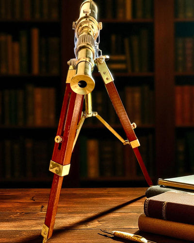 Ουράνιο Τηλεσκόπιο σε Ξύλινη Βάση 41 cm, δυνατότητα εξατομίκευσης με χάραξη για δώρο