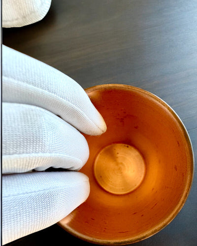 Zestaw Miedziany Mandala – Butelka 1L + 2 Kubki w Etui, możliwość personalizacji grawerem na prezent