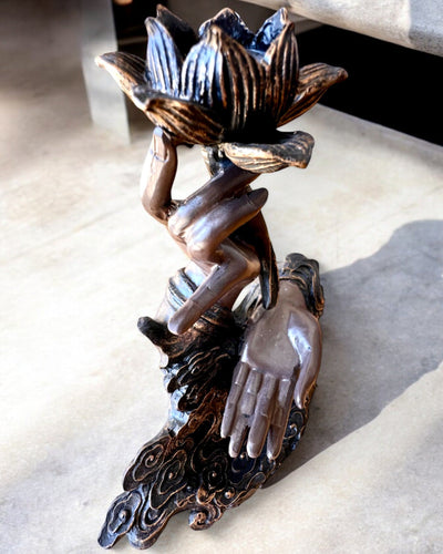 Mistyczna Dłoń, Kadzielnica, uchwyt na kadzidło z Przepływem, możliwość personalizacji grawerem na prezent