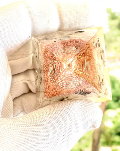 Οργονίτης Πυραμίδα Ενέργειας "Copper Harmony"