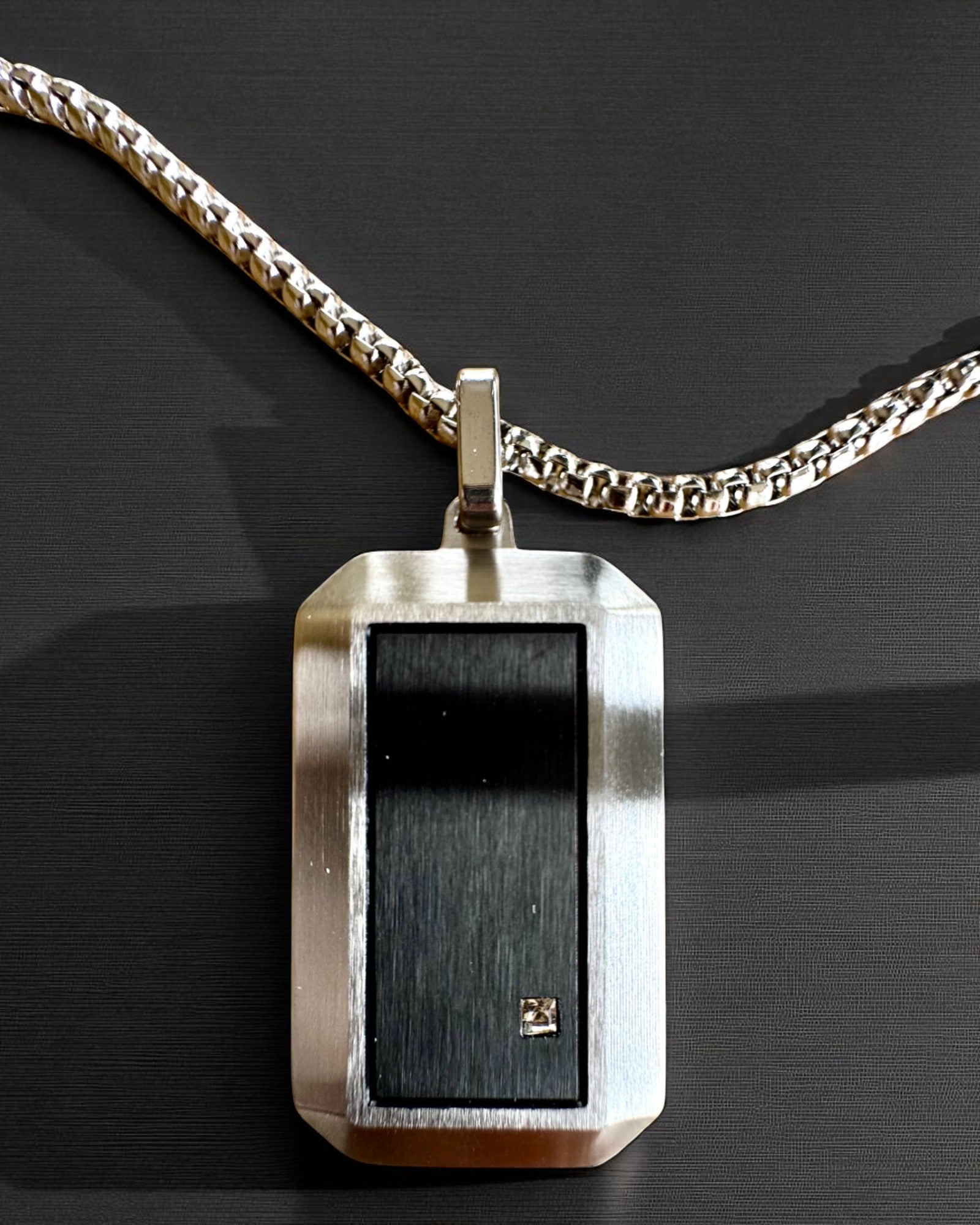 Naszyjnik męski Dog Tag „SteelVision” – stal nierdzewna, 15 wariantów, personalizacja grawerem