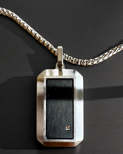 Naszyjnik męski Dog Tag „SteelVision” – stal nierdzewna, 15 wariantów, personalizacja grawerem
