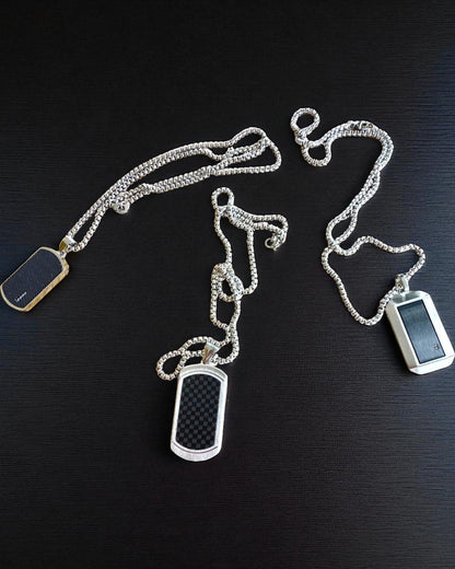 Naszyjnik męski Dog Tag „SteelVision” – stal nierdzewna, 15 wariantów, personalizacja grawerem