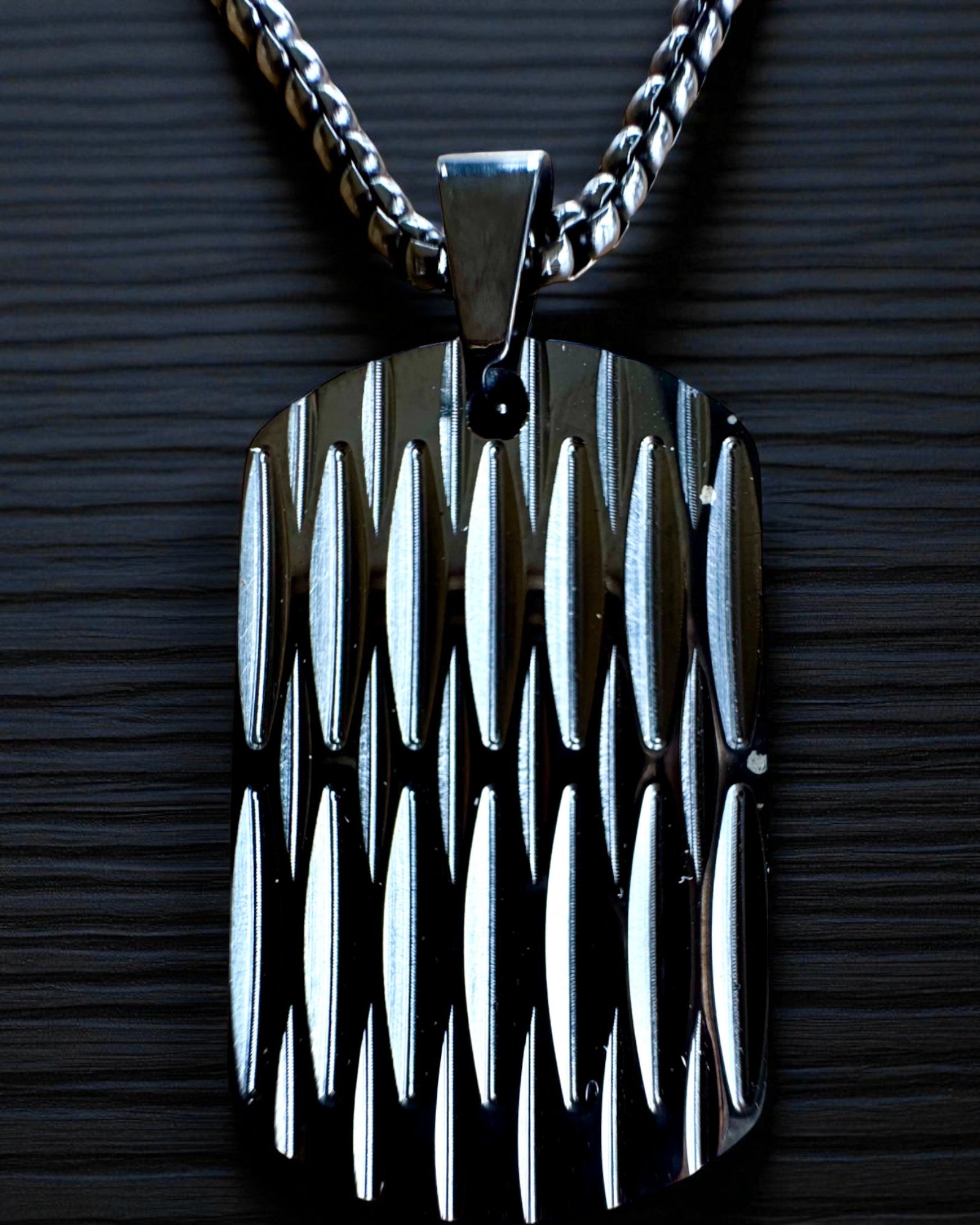 Naszyjnik męski Dog Tag „SteelVision” – stal nierdzewna, 15 wariantów, personalizacja grawerem