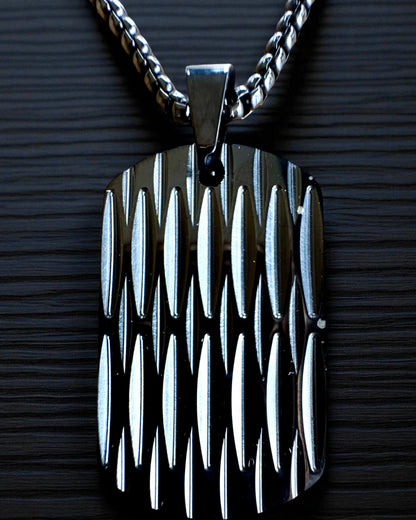 Naszyjnik męski Dog Tag „SteelVision” – stal nierdzewna, 15 wariantów, personalizacja grawerem