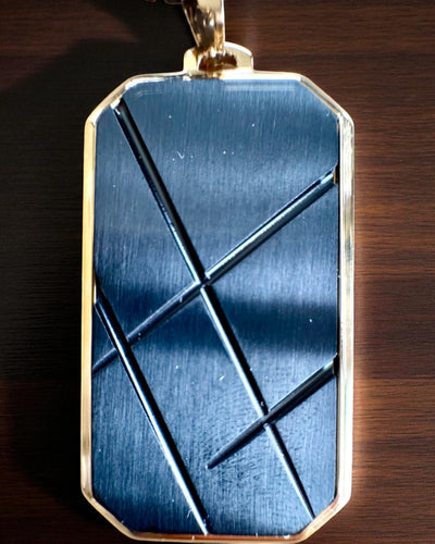 Naszyjnik męski Dog Tag „SteelVision” – stal nierdzewna, 15 wariantów, personalizacja grawerem