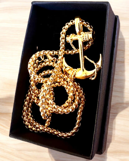 "Kotwica Determinacji - Amulet Morski", κολιέ, δυνατότητα εξατομίκευσης με χάραξη για δώρο, 3 επιλογές διαθέσιμες