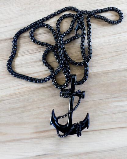 "Kotwica Determinacji - Amulet Morski", κολιέ, δυνατότητα εξατομίκευσης με χάραξη για δώρο, 3 επιλογές διαθέσιμες