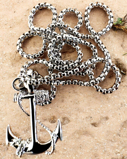 "Kotwica Determinacji - Amulet Morski", κολιέ, δυνατότητα εξατομίκευσης με χάραξη για δώρο, 3 επιλογές διαθέσιμες