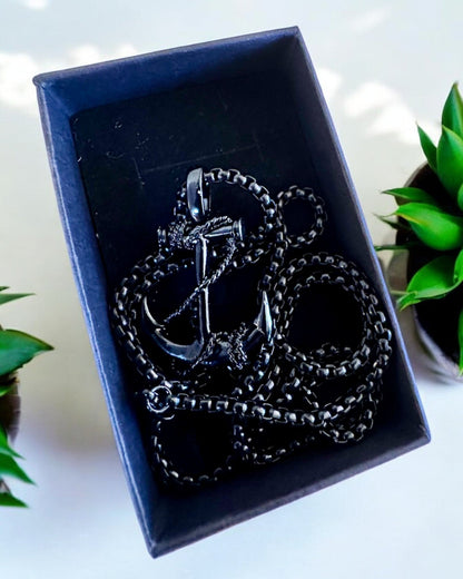 "Kotwica Determinacji - Amulet Morski", κολιέ, δυνατότητα εξατομίκευσης με χάραξη για δώρο, 3 επιλογές διαθέσιμες
