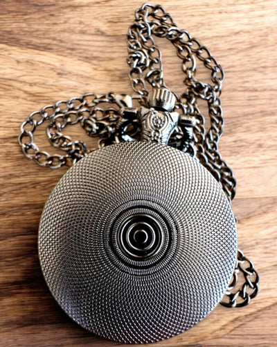 Ρολόι τσέπης "Róża Mroku" - ανοξείδωτο ατσάλι, με δυνατότητα χάραξης για δώρο