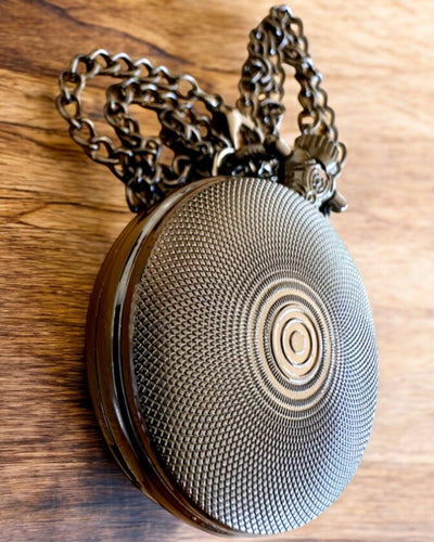 Ρολόι τσέπης "Róża Mroku" - ανοξείδωτο ατσάλι, με δυνατότητα χάραξης για δώρο