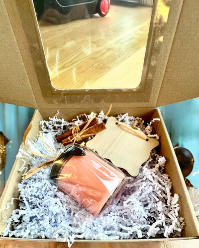 Εντατικό κερί σόγιας 250 ml με φυσική πέτρα – επιλέξτε την ενέργειά σας: Κιτρίνη ή Γρανάτης, εξατομίκευση με χάραξη για δώρο