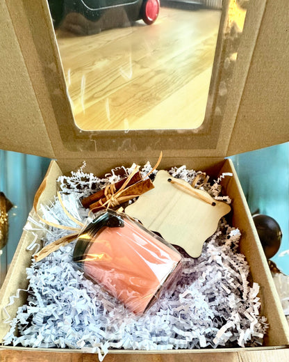 Εντατικό κερί σόγιας 250 ml με φυσική πέτρα – επιλέξτε την ενέργειά σας: Κιτρίνη ή Γρανάτης, εξατομίκευση με χάραξη για δώρο