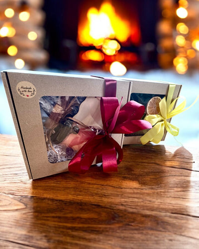 Εντατικό κερί σόγιας 250 ml με φυσική πέτρα – επιλέξτε την ενέργειά σας: Κιτρίνη ή Γρανάτης, εξατομίκευση με χάραξη για δώρο