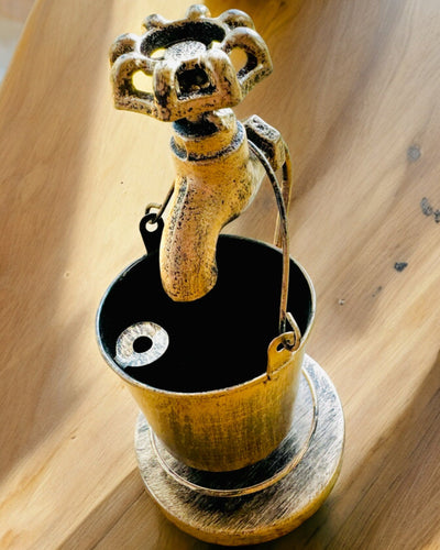 Στυλάτη Μεταλλική Σταχτοθήκη "Rustic Charm" ύψους 19-23 εκ., 8 επιλογές διαθέσιμες, χάραξη κατόπιν αιτήματος