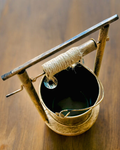 Στυλάτη Μεταλλική Σταχτοθήκη "Rustic Charm" ύψους 19-23 εκ., 8 επιλογές διαθέσιμες, χάραξη κατόπιν αιτήματος