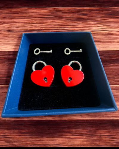 Miłosne Mini Kłódki Serce DeLuxe, Zestaw 2 kłódek z kluczykami, 6 wariantów do wyboru, możliwość personalizacji grawerem na prezent