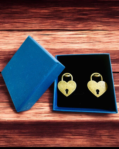 Miłosne Mini Kłódki Serce DeLuxe, Zestaw 2 kłódek z kluczykami, 6 wariantów do wyboru, możliwość personalizacji grawerem na prezent