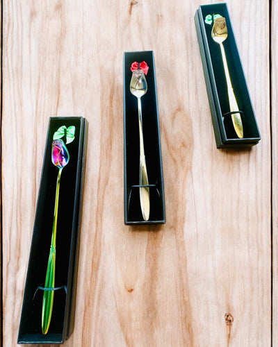 Προσωποποιημένο Κουτάλι Τριαντάφυλλο με Επιλογή Χαρακτικής για δώρο - 3 διαθέσιμες χρωματικές παραλλαγές