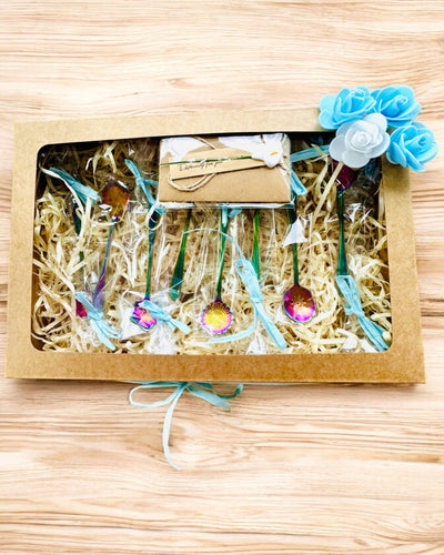 Σετ Κουταλιών "Λουλουδάτη Ραψωδία" - εξατομίκευση με χάραξη για δώρο, 2 επιλογές διαθέσιμες