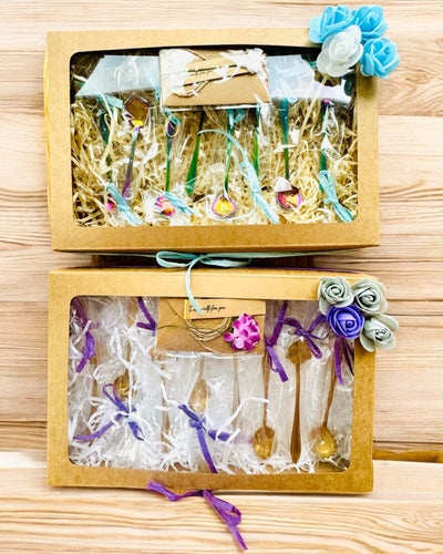 Σετ Κουταλιών "Λουλουδάτη Ραψωδία" - εξατομίκευση με χάραξη για δώρο, 2 επιλογές διαθέσιμες