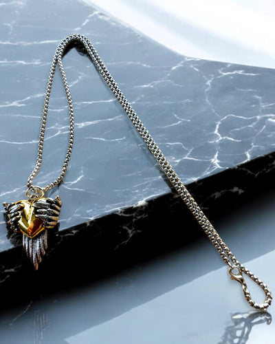 Amulet Sercostrzelec Mroczne Skrzydła Miłości, możliwość personalizacji grawerem na prezent