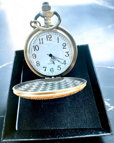 Ρολόι Τσέπης "Astro Retro Αντίκα Στυλ" – με επιλογή χάραξης για δώρο