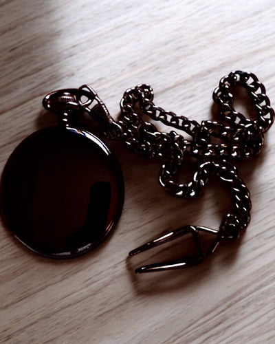 Κομπάσο σε στυλ τσέπης ρολογιού "Navigator" - Χρώμα σκούρο μέταλλο