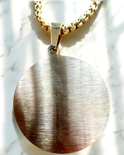 Φυλαχτό Μυστικής Δύναμης - Κολιέ με Χάραξη, 2 διαθέσιμες χρωματικές επιλογές