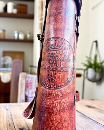 Luneta Królewska „Voyager 1818” – Ekskluzywna, Mosiężna, 83 cm, ręcznie robiona, etui ze Skóry Naturalnej – Edycja Kolekcjonerska, personalizacja grawerem na prezent