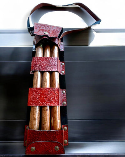 Δερμάτινη Θήκη, κάλυμμα για Μπαστούνια Περπατήματος - δυνατότητα εξατομίκευσης με χάραξη για δώρο