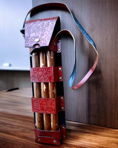 Δερμάτινη Θήκη, κάλυμμα για Μπαστούνια Περπατήματος - δυνατότητα εξατομίκευσης με χάραξη για δώρο