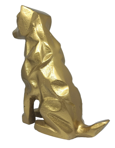 Złota Figurka Dekoracyjna Pies - DOG2