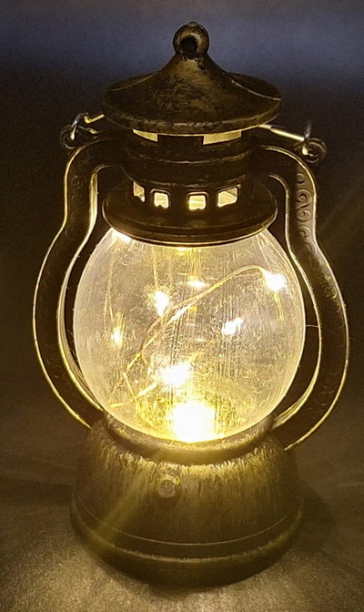 Lampka nocna LED - lampa naftowa - P101