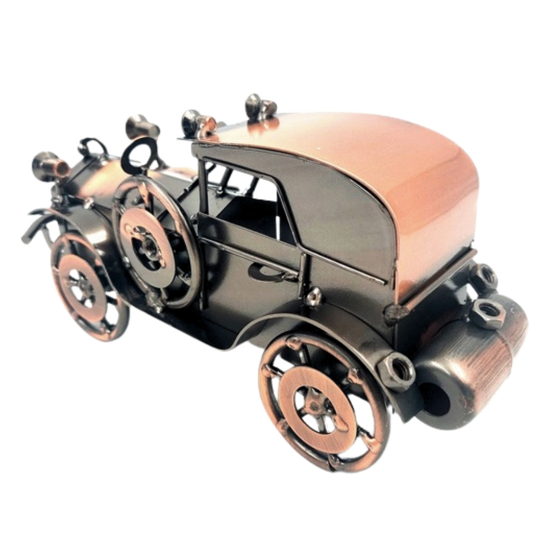 Metalowy Model Automobil Retro Samochód Dekoracja Vintage - Q87