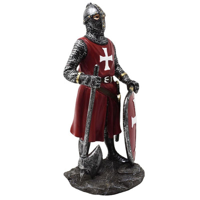 Figurka Rycerz Krzyżowiec 18,5 cm – Polyresin – MC-23133